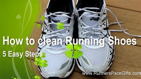 cleaning running shoes at home.